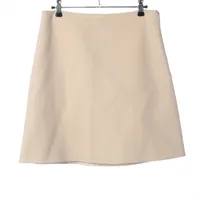 【新品、未使用品】HERMES ベージュ 麻スカート 38 エルメス スカート｜中古ブランド品・ブランド古着通販｜ALLU（アリュー）