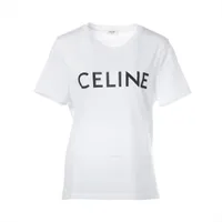 セリーヌ エディ期 コットン Tシャツ XL メンズ ブラック 2X94B671Q