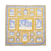エルメス カレ90 DIES ET HORE 占星術 スカーフ シルク A3175019｜中古