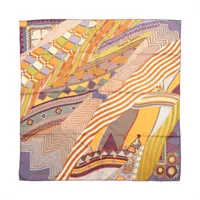 エルメス カレ90LA ROSEE 薔薇の雫 スカーフ シルク A3042909｜中古