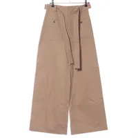セリーヌ トリオンフ コットン チノパンツ 34 レディース ベージュ