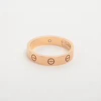 カルティエ ミニラブ 1P ダイヤ リング 750(PG) 4.9g 55 A4527521