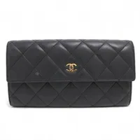 CHANEL シャネル マトラッセ ラムスキン ロングウォレット ロング 長