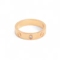 カルティエ ミニラブ リング 750(PG) 2.8g 46 A4584987｜中古ブランド
