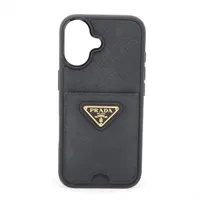 プラダ サフィアーノ レザー iPhoneケース ピンク iPhone15ProMAX