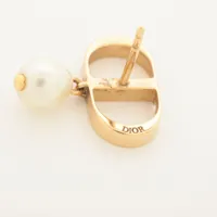 ディオール Petit CD プチCD ピアス(両耳用) GP×フェイクパール