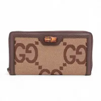 グッチ×ヒグチユウコ ヒグチユウコ 847918 レザー ラウンドジップ