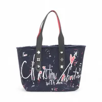 クリスチャンルブタン キピポーチ レザー×スタッズ 2WAYショルダー