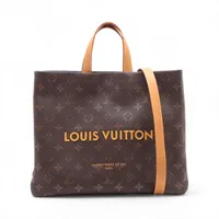 Louis Vuitton Monogram landscape Shopper Tote Bag MM M15274 Brown