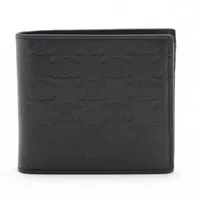 セリーヌ トリオンフ ベルト 70 レザー ブラック VP009298｜中古