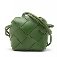 Bottega Veneta Maxi Intrecciato Mini Cassette cameras Bag Leather