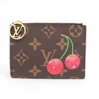 ヴィトン×村上隆 LV×TM ポルト カルト ロミー レザー コインケース