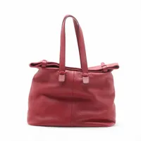 新品　HERMES エコバッグ　ボルドー エルメス シルキーポップエコバッグ シルク×ブッフル ブラウン