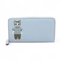 グッチ×ヒグチユウコ ヒグチユウコ 847918 レザー ラウンドジップ