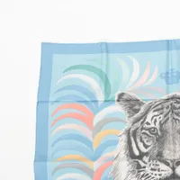 エルメス ダブルフェイス カレ90 Tigre Royal 王者の虎 スカーフ