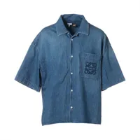 セリーヌ 24SS シルク シャツ 37 メンズ ブラウン 2C89B476Y