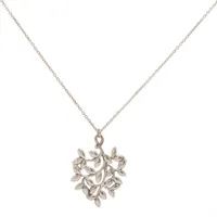 TIFFANY ティファニー オリーブリーフ ネックレス シルバー 925 ティファニー オリーブリーフ ネックレス 925 3.8g シルバー A4562127