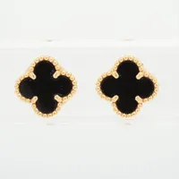 ヴァンクリーフ&アーペル ヴィンテージアルハンブラ ピアス 750(YG