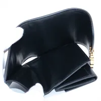 セリーヌ トリオンフ スモールフラップウォレット キャンバス×レザー