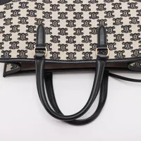 セリーヌ トリオンフ ホリゾンタルカバ キャンバス×レザー 2WAY