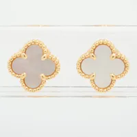 ヴァンクリーフ&アーペル ヴィンテージアルハンブラ ピアス 750(YG