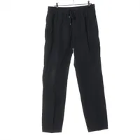 モンクレール PANTALONE 24年 ポリエステル パンツ 44 メンズ ブラック