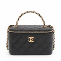 CHANEL マトラッセ ラムスキン バニティ ショルダーバッグ ノベルティ シャネル マトラッセ ラムスキン 2WAYショルダーバッグ バニティ