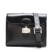 エルメス プリュム28 ボックスカーフ ブラック シルバー金具 □L:2008