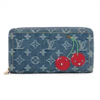 ヴィトン×村上隆 LV × TM ジッピーウォレット 型番 レザー ラウンド