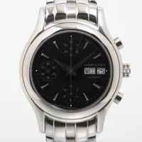 美品！ ハミルトン HAMILTON H18516131 アメリカン クラシック ハミルトン アメリカンクラシック SS SS AT ブラック文字盤 H18516131