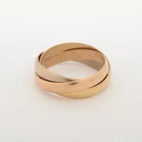 カルティエ トリニティ リング 750(YG×PG×WG) 4.3g 49 A3622531｜中古