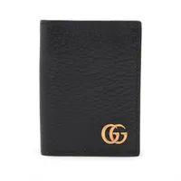 グッチ GGマーモント 739525 レザー カードケース グレー A2882957