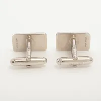 ベルルッティ カリグラフィ カフス メタル シルバー A4571426｜中古