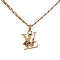 ヴィトン M00954 コリエ LV ツイッギー ラウンド フラワー OB5202