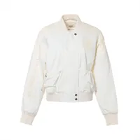エルメス 22SS コットン 中綿ジャケット 36 レディース ホワイト