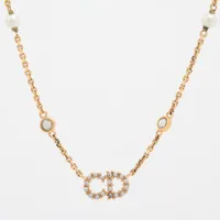 ディオール Clair D Lune クレール ディー リュヌ ネックレス GP