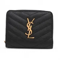 サンローラン YSLライン CFP438963 レザー キーケース ブラック