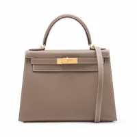 エルメス ケリーアマゾン32 ヴォーエプソン グラファイト シルバー金具