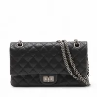 CHANEL 110周年 アーカイブ 2004-05AW 招待状＆プライスリスト シャネル マトラッセ 2.55 マキシ ヴィンテージカーフ ダブルフラップ