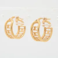 【片耳用/即納】CELINE セリーヌ トリオンフ マルチフープピアス ゴールド セリーヌ トリオンフ マルチフープ ピアス(両耳用) GP ゴールド