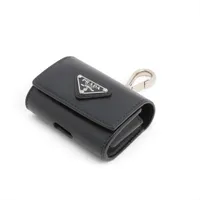 プラダ 2ZD007 その他 ナイロン ブラック AirPodsキャリーストラップ