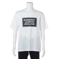 美品 正規品 バーバリー ティッシ期 ホースフェリー Tシャツ ホワイト 白 バーバリー ホースフェリー ティッシ期 コットン シャツ XXS メンズ