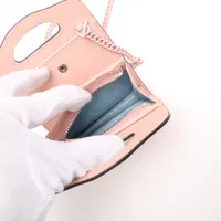 グッチ ダブルG レザー チェーンウォレット ピンク 701074 AP164971