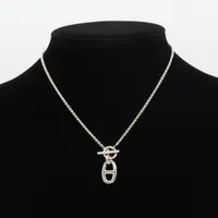 エルメス シェーヌダンクル アミュレット ネックレス 925 9.5g