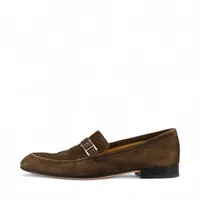 Hermès スエードローファー H金具 ベージュ メンズ 41 1/2 美品