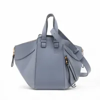 ロエベ ハンモックミニ キャンバス×レザー 2WAYハンドバッグ マルチ
