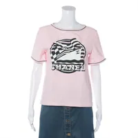 シャネル ココマーク P60 コットン Tシャツ 36 レディース ピンク