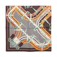 エルメス カレ90 L'ALPHABET DES METIERS 仕事のいろは スカーフ