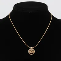 ディオール ロゴ ネックレス GP×ラインストーン ゴールド イヤリング