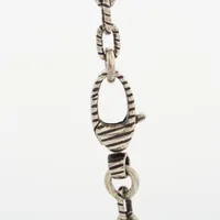 美品✨　グッチ　ネックレス　アラベスク　インターロッキング　ラージ GG Ag グッチ インターロッキングG アラベスク ネックレス 925 17.4g